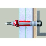 fischer Dübel DuoSeal 6x38 S PH TX A2, Tassello grigio chiaro/Rosso