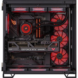 ALTERNATE Custom PC Series • iCUE Red Madness Gaming-PC, PC Gaming Nero/trasparente