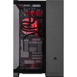 ALTERNATE Custom PC Series • iCUE Red Madness Gaming-PC, PC Gaming Nero/trasparente