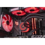 ALTERNATE Custom PC Series • iCUE Red Madness Gaming-PC, PC Gaming Nero/trasparente