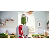 Bosch Serie 4 MUM5X720 robot da cucina 1000 W 3,9 L Rosso, Argento Bilance incorporate rosso/Argento, 3,9 L, Rosso, Argento, Touch, 2,7 kg, 1,1 m, 4 dischi