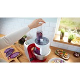 Bosch Serie 4 MUM5X720 robot da cucina 1000 W 3,9 L Rosso, Argento Bilance incorporate rosso/Argento, 3,9 L, Rosso, Argento, Touch, 2,7 kg, 1,1 m, 4 dischi
