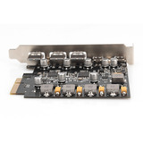 Digitus Scheda PCIe 2x USB-C + 3x USB A, Scheda di interfaccia 
