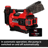 EINHELL Pompa da giardino automatica a batteria AQUINNA 36/38 F LED AUTOMATIC, 36Volt (2x18V) rosso/Nero