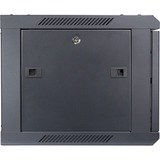 Inter-Tech SMA-6406 6U Da parete Nero, IT armadio Nero, Da parete, 6U, 30 kg, Lucchetti, 14,4 kg, Nero
