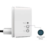 Netgear EX3110 Ricevitore e trasmettitore di rete Bianco 10, 100, 300 Mbit/s, Ripetitore Ricevitore e trasmettitore di rete, 750 Mbit/s, 10,100,300 Mbit/s, Microsoft ® Internet Explorer ® 8.0, Firefox ® 20, Safari ® 5.1 or Google Chrome ™ 25.0 or..., 10/100Base-T(X), IEEE 802.11a, IEEE 802.11ac, IEEE 802.11b, IEEE 802.11g, IEEE 802.11n