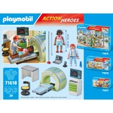 PLAYMOBIL Action Heroes Risonanza Magnetica con Paziente, Giochi di costruzione 