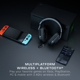 Turtle Beach Stealth 600 Nero Xbox Cuffie da Gioco Wireless con 80 ora Batteria, Altoparlanti da 50mm e Bluetooth per Xbox Series X o S, Xbox One e PC, Cuffia da gioco Nero, Altoparlanti da 50mm e Bluetooth per Xbox Series X o S, Xbox One e PC, Wireless, Gaming, 20 - 20000 Hz, 320 g, Auricolare, Nero
