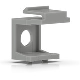Ubiquiti Inserto cieco Keystone con passaggio, confezione da 12, Copertura grigio