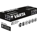 VARTA SR521 SW/SR63 SW/V379 1BL Batteria monouso Ossido d'argento (S) argento, Batteria monouso, SR63, Ossido d'argento (S), 1,55 V, 1 pz, 14 mAh
