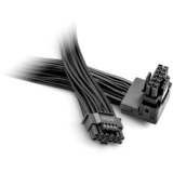 be quiet! CHR-7710 0,7 m, Cavo Nero, 12V-2x6, 12VHPWR, 0,7 m, Maschio, Maschio, Dritto