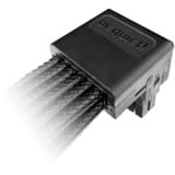 be quiet! CHR-7710 0,7 m, Cavo Nero, 12V-2x6, 12VHPWR, 0,7 m, Maschio, Maschio, Dritto