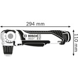 Bosch 0601390909 Senza chiave 1,2 kg Blu, Trapano avvitatore blu/Nero, Trapano ad angolo retto, Senza chiave, Blu, 1 cm, 1 cm, 1300 Giri/min