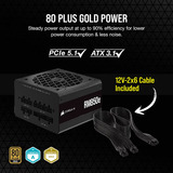 Corsair RM850e 80 Plus Gold Ricondizionato, Alimentatore PC Nero
