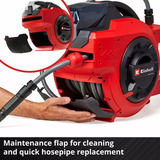 EINHELL Avvolgitubo a batteria Power X-Change GE-HR 18/30 Li-Solo, 18 Volt rosso