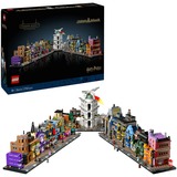 LEGO Harry Potter 76444 Negozi di Magia di Diagon Alley, Kit Modellismo per Adulti in Microscala con Edifici e 12 Personaggi, Giochi di costruzione Kit Modellismo per Adulti in Microscala con Edifici e 12 Personaggi, Set da costruzione, 18 anno/i, Plastica, 2750 pz, 2,88 kg
