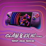 MSI Claw 8 EX AI+ CG3EM-015, Console portatile bianco/Nero