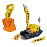 Spin Master Rubble & Crew, Bulldozer di Rubble, con Attrezzi Rimovibili, Veicolo Giocattolo con Personaggio, Giocattoli di PAW Patrol per Bambini e Bambine, 3+ Anni,  veicolo da gioco Rubble & Crew , Bulldozer di Rubble, con Attrezzi Rimovibili, Veicolo Giocattolo con Personaggio, Giocattoli di PAW Patrol per Bambini e Bambine, 3+ Anni, Scavatrice, 3 anno/i, Plastica, Multicolore