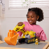 Spin Master Rubble & Crew, Bulldozer di Rubble, con Attrezzi Rimovibili, Veicolo Giocattolo con Personaggio, Giocattoli di PAW Patrol per Bambini e Bambine, 3+ Anni,  veicolo da gioco Rubble & Crew , Bulldozer di Rubble, con Attrezzi Rimovibili, Veicolo Giocattolo con Personaggio, Giocattoli di PAW Patrol per Bambini e Bambine, 3+ Anni, Scavatrice, 3 anno/i, Plastica, Multicolore