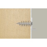 fischer Tassello per isolamento FID II grigio chiaro