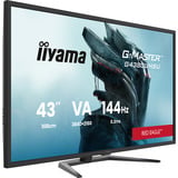 iiyama G-MASTER G4380UHSU-B2 Monitor PC 108 cm (42.5") 3840 x 2160 Pixel 4K Ultra HD LED Nero, Monitor di gioco Nero, 108 cm (42.5"), 3840 x 2160 Pixel, 4K Ultra HD, LED, Nero