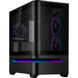 ASUS PRIME AP202 ARGB Mini Tower Nero, Chassis Tower Nero, Mini Tower, PC, Nero, micro ATX, Mini-ITX, Metallo, Gaming