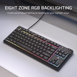 Corsair K55 CORE TKL, Tastiera da gioco Nero