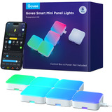 Govee Smart Mini Panel Lights, Luce LED bianco, Pannello intelligente, Wi-Fi/Bluetooth, Bianco, Multi, Android, iOS, G