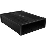 ICY BOX IB-525-U3 box per lettore ottico 13,3 cm (5.25") SATA III Nero, Disk enclosure Nero, 13,3 cm (5.25"), SATA III, 5 Gbit/s, 3.2 Gen 1 (3.1 Gen 1), USB tipo-C, Nero