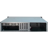 Inter-Tech 2U 2404L S-ATA Supporto Nero, Grigio, Server case Nero, Supporto, Server, Nero, Grigio, micro ATX, Mini-ITX, Acciaio, 2U