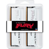 Kingston FURY FURY Beast 32GB 6800MT/s DDR5 CL34 DIMM (Kit of 2) White EXPO, Memoria bianco, 32 GB, 2 x 16 GB, DDR5, 288-pin DIMM, Bianco