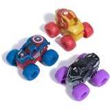 Spin Master Monster Jam, confezione da 3 mini veicoli Monster Truck Marvel, Monster Truck die-cast di Black Panther, Captain America, Iron Man, in scala 1:87, giocattoli per bambini dai 3 anni in su,  veicolo da gioco Monster Jam , confezione da 3 mini veicoli Monster Truck Marvel, Monster Truck die-cast di Black Panther, Captain America, Iron Man, in scala 1:87, giocattoli per bambini dai 3 anni in su, Set di veicoli, 3 anno/i, Metallo, Plastica, Multicolore