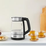 Tefal Vetro, Bollitore trasparente/Argento