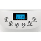 Unold 68520 macchina per il pane 850 W Bianco bianco, 1,5 kg, Finestra visuale, Timer, Controllo di doratura della crosta variabile, Funzione mantieni al caldo, 850 W