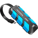 ADATA SC740 1 TB USB tipo-C 3.2 Gen 2 (3.1 Gen 2) Nero, Blu, Disco a stato solido Nero/Blu, 1 TB, USB tipo-C, 3.2 Gen 2 (3.1 Gen 2), 1050 MB/s, 10 Gbit/s, Nero, Blu