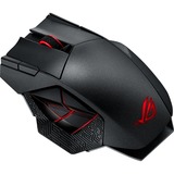 ASUS ROG Spatha X mouse Gaming Mano destra RF Wireless + USB Type-C Ottico 19000 DPI, Mouse da gioco Nero, Mano destra, Ottico, RF Wireless + USB Type-C, 19000 DPI, Nero