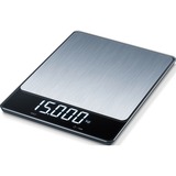 Beurer Bilancia da cucina KS 34 XL acciaio inossidabile Comfort accaio/Nero