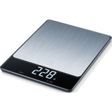 Beurer Bilancia da cucina KS 34 XL acciaio inossidabile Comfort accaio/Nero