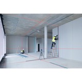 Bosch GLL 3-80 C Professional Livella lineare 30 m, Attraversare la linea laser blu/Nero, 30 m, 0,2 mm/m, 4°, 120 m, Orizzontale/Verticale, Rosso