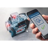Bosch GLL 3-80 C Professional Livella lineare 30 m, Attraversare la linea laser blu/Nero, 30 m, 0,2 mm/m, 4°, 120 m, Orizzontale/Verticale, Rosso