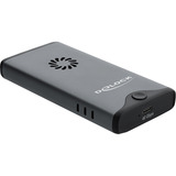 DeLOCK USB-C 40 Gbps per SSD M.2 NVMe PCIe con ventola, Disk enclosure grigio/Nero