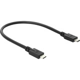 DeLOCK USB-C 40 Gbps per SSD M.2 NVMe PCIe con ventola, Disk enclosure grigio/Nero