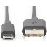 Digitus Cavo di collegamento USB 2.0 USB-A (spina) > Micro-USB (spina) Nero
