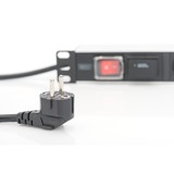 Digitus DN-95407 prolunghe e multiple 2 m 7 presa(e) AC Argento, Ciabatta 2 m, 7 presa(e) AC, Tipo F, Argento, Alluminio, 250 V
