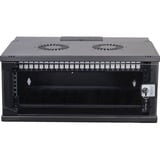 Digitus Set di rete SOHO Pro 19" 540x400 mm (LxP), IT armadio Nero