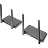 Digitus Set extender KVM HDMI wireless, Estensione HDMI Nero
