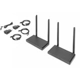 Digitus Set extender KVM HDMI wireless, Estensione HDMI Nero