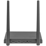 Digitus Set extender KVM HDMI wireless, Estensione HDMI Nero