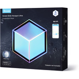 Govee Glide Hexagon Light Panels Ultra Expansion Pack, Luce LED grigio, Lampada a parete intelligente, Wi-Fi/Bluetooth, Grigio, 802.11b, 802.11g, Wi-Fi 4 (802.11n), LED, 50000 h