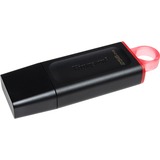 Kingston DataTraveler Drive Flash USB 3.2 - USB Exodia, Chiavetta USB Nero/Rosso, 256 GB, USB tipo A, 3.2 Gen 1 (3.1 Gen 1), Cuffia, 11 g, Nero, Rosa
